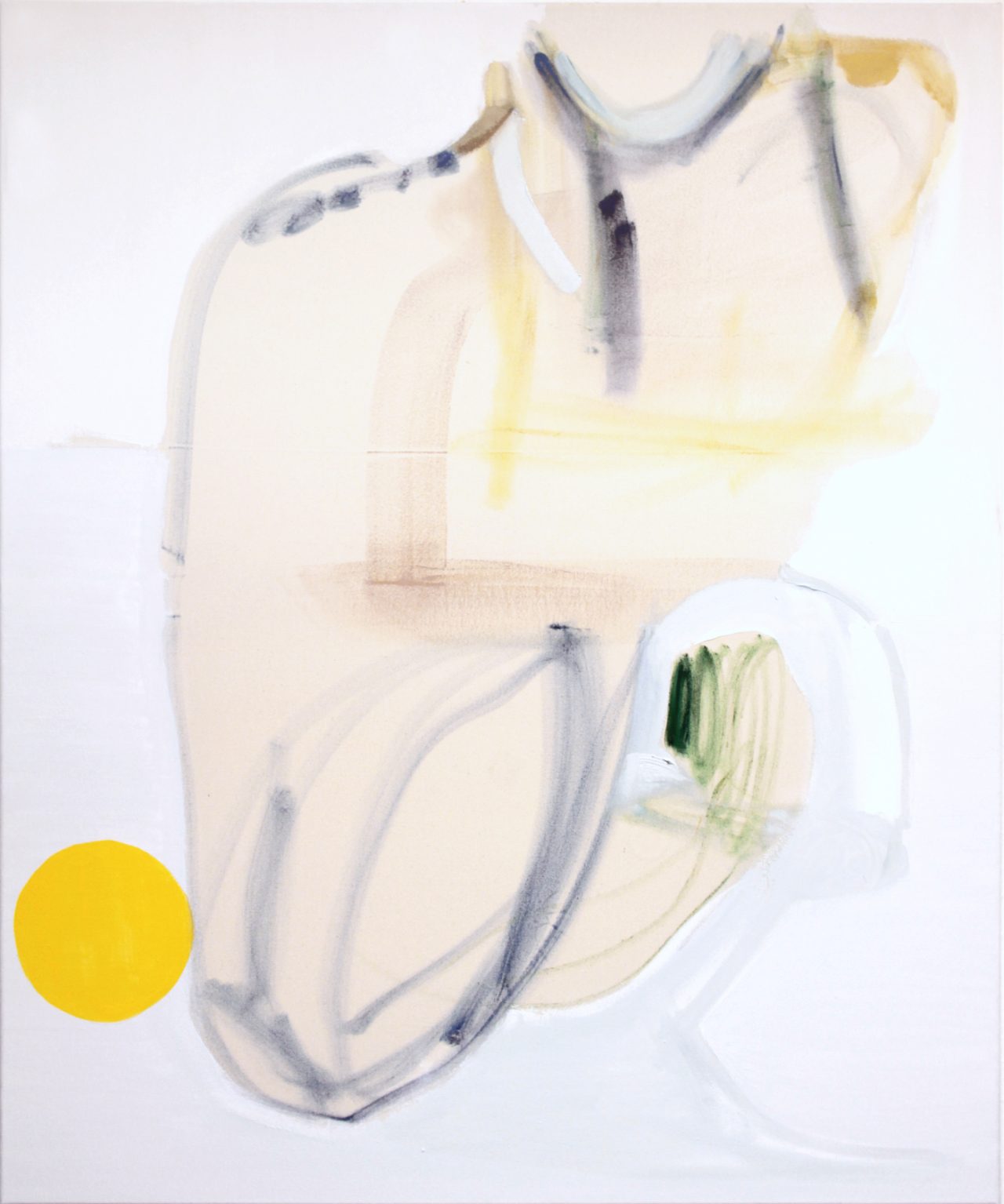 Tina Oelker, Begleiterscheinungen, Drinking tea with the abstract human